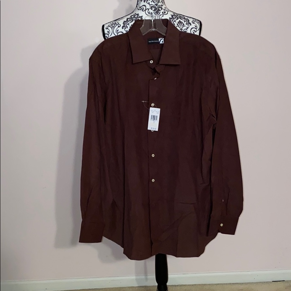 Brown corduroy button down
